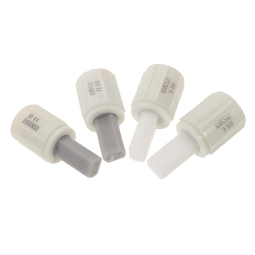 ULTECHNOVO Amortiguadores de Asiento de Inodoro 4 Piezas Bisagra de Amortiguación de Cierre Suave, Conectores de Plástico Resistentes, Compatibles Tapas de Wc para Uso Doméstico y Baño