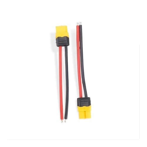 AMASS XT60H �I�X���X�R�l�N�^�P�[�u�� 10-15 �Z���`���[�g�� 14AWG �V���R�[�����C���[�����b�L RC ���|�o�b�e���[ ESC FPV �h���[�� 2/6 ��(2PCS Male XT60H)