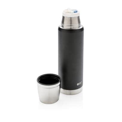 Rovatti Pola Swiss Peak Copper Stainless Steel Vacuum Flask 500 ml (Black)| Coppr Flask | Flask 500ml