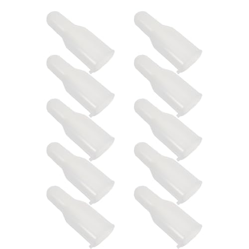 Cuentas de plástico para reparación de paraguas beige accesorios de repuesto para varillas 10x6mm