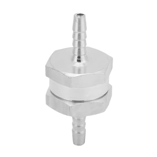 Tiardey Clapet Anti-retour De Carburant 4 Mm, Clapet Anti-retour En Aluminium, Carburateur Pour Essence, Diesel, Huile Végétale Et Eau