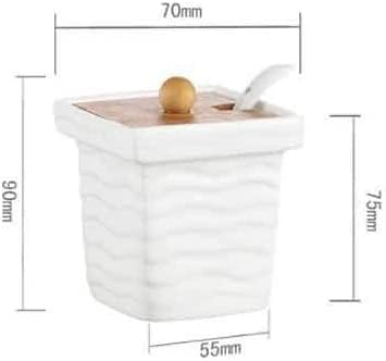 スパイスボトル キッチン用品 調味料ジャー 3ピース シンプルキッチン用品 セラミック調味料ボックス 調味料ジャー