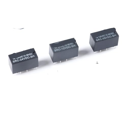 Relés SRC-24VDC-SH de 2 unidades con 8PIN de conversión y corriente continua para automatización