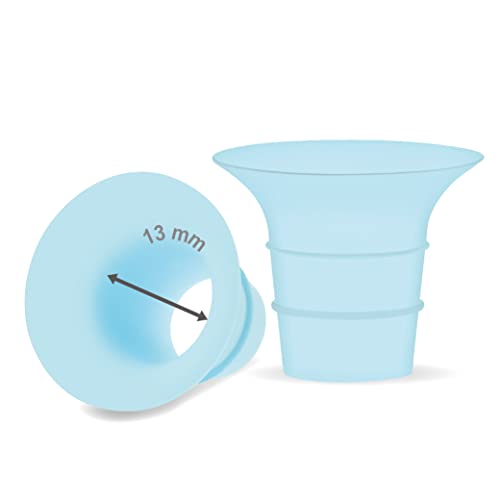 Image of Maymom 13mm Flange Insert Compatible with Elvie Single/Double Electric, Elvie Stride Cup (24mm), Compatible with Medela PersonalFit Flex Shield, Not Original Elvie Replacement Pump Parts