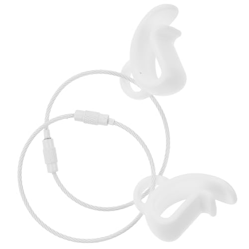 BCOATH 2pcs Disc Clip Compact Flying Disc Holder Plastic Flying Clamp Portable Carrier for Outdoor Sports