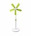 Ventilateur sur pied avec lames souples enfichables,ventilateur de table extensible, ventilateur électrique à faible bruit et économie d'énergie,rallonge de synchronisation,inclinaison de 28 degrés