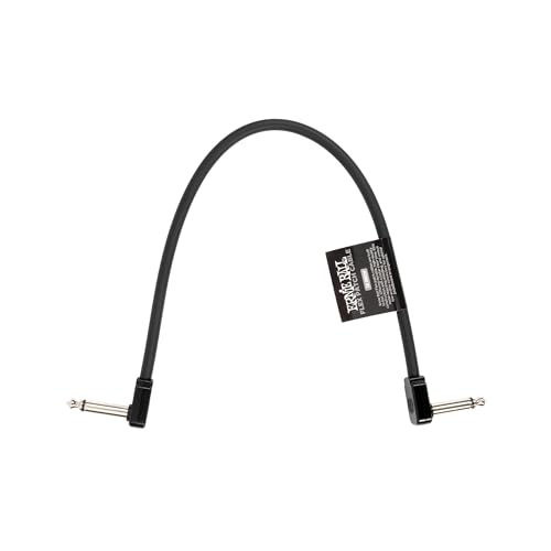 Ernie Ball Flex Patch Cable 30 cm - Negro - Único