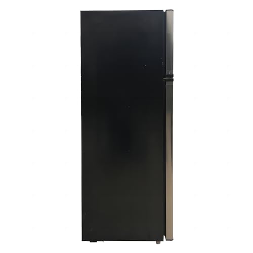 Image of ARCTIC CHEF 10.0 Refrigerator /Freezer-Reversible Door-Frost Free-Transparent Crisper-Adjustable Glass Shelves-PLATINUM, 10 cu ft