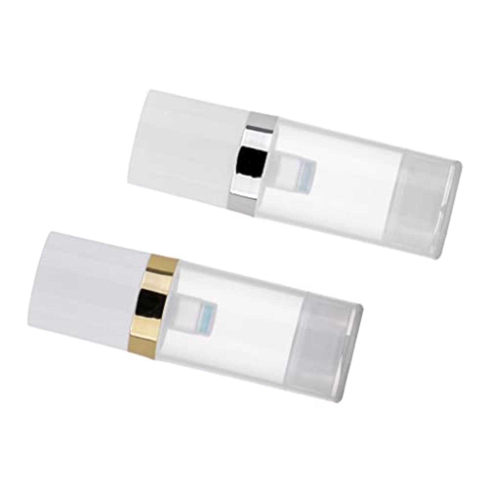 6x10ml Clear Vacuum Press Pump Bottle Cosmetic Lotions