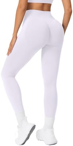 Naadloze sportlegging gerimpeld effect dames donkerbruin