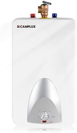 CAMPLUX Electric Mini-Tank Water Heater ME40 4.0 Gallons, Point of Use No Wait for Hot Water Under Kitchen Sink 120V 1440W, Wall or Floor Mounted, UL Listed