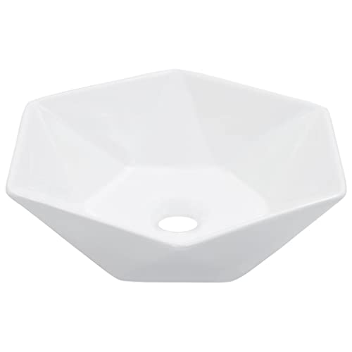 Vetnasa Lavabo 41x36,5x12 cm cerámica Bricolaje, Fontanería, Piezas para fontanería, Lavabos y fregaderos, Lavabos 6 KG