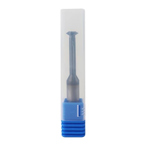 Image of 12-32 TPI Single Pitch 1 /2in Solid Carbide Thread end Mill, 0.372in Cutting Diameter, Necked to Thread 1.125in Deep, 4 Flute Bits Tool for Medium Hardness Steel, Brass, Iron