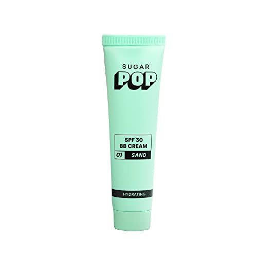 SUGAR POP SPF 30 + BB Cream – 01 Sand – Lightweight, Blendable, Long Lasting Natural Finish for Indian Skin, Intensely Hydrating, Skin Brightening l Built-in SPF 30 for UV Protection for Women l 25 gm