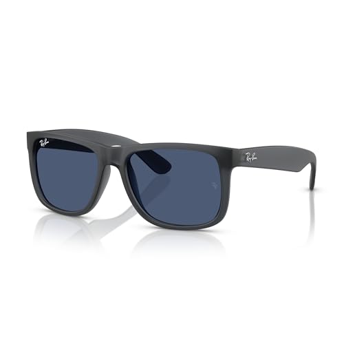 Ray-Ban RB4165 687380 51MM Opal Grey/Dark Blue Square Sunglasses for Men for Women