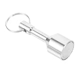 HOMSFOU Llavero Magnético Pesas de Calibración para Pruebas de Metales, Herramienta para Detectar Oro y Plata en Joyería, Uso Profesional y Personal