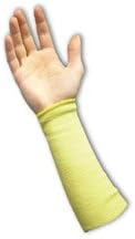 Kut-Gard 10-KS10 2-Ply Kevlar Arm Protection Sleeve, 10", Large, Yellow