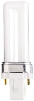Satco (Pack of 25) S8315, 3000K 9-Watt G23-2 Base T4 Quad 2-Pin Tube for Magnetic Ballasts, Compact Fluorescent Bulb