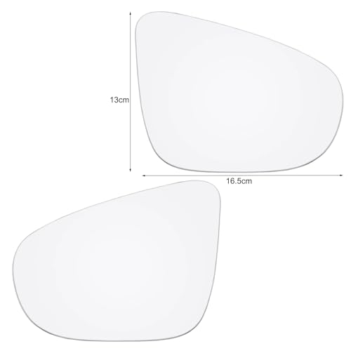 Verre de rétroviseur pour Golf MK6 miroir grand angle pour rouler en toute sécurité
