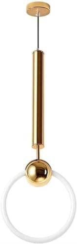 Lustre créatif rond en fer pour éclairage intérieur scandinave