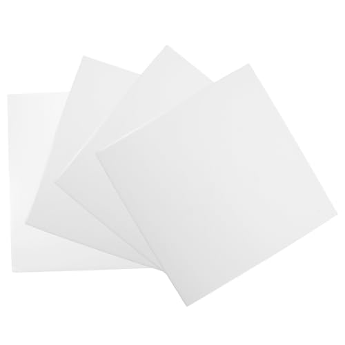 ABOOFAN 4pcs Thick Square Cake Boards Sturdy Cake Display Bases for Birthday Parties Weddings Bakeries Reliable Paper Material for Decorating Serving Desserts