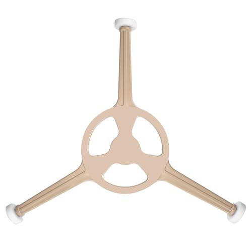 SDTC Tech Microwave Oven Turntable Ring Glass Plate Tray Triple Arm Rotating Support with 16mm Roller Wheels for 10" Microwave Oven Glass Flat Turntable Plate (Arm Length 3.74" / 95 mm)