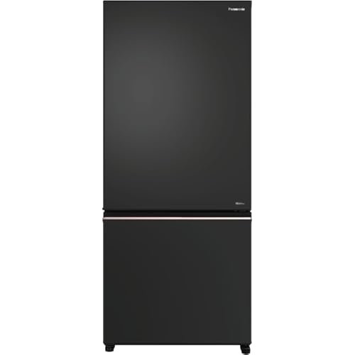 Panasonic NR-BK418BQKN 357l 2 Star Prime Convertible AI Econavi 6-Stage Smart Inverter Frost-Free Double Door Bottom Mount Refrigerator, Black
