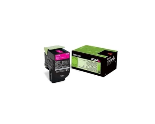Lexmark 802M magenta cartouche de toner originale 1 pièce pour imprimante laser