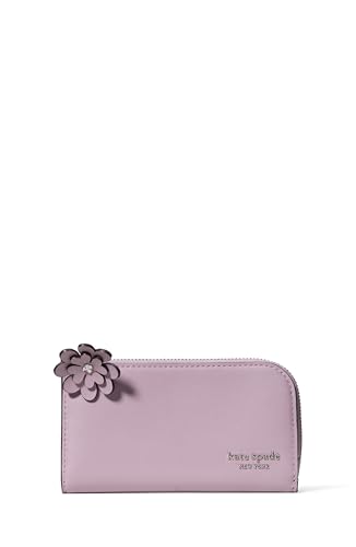 Image of kate spade new york Devin I Love You Script Embossed Leather Small Slim Bifold Wallet