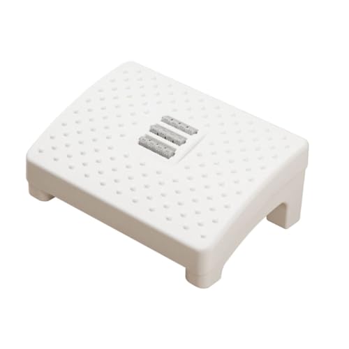 Tabouret de repos ergonomique blanc compact pour le bureau