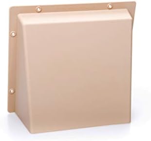 Rytons Building Products ABC8WH Light and Draught Reducing Airbrick Cowl Hood Cover, White
