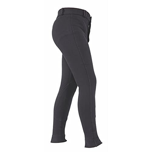 Pantalon d'équitation noir pour garçon 9-10 ans Shires Wessex