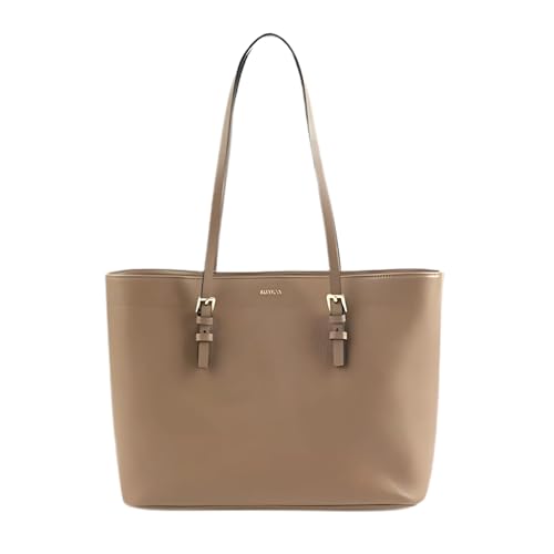 MAVARA Leather Tote Bag for Women – Premium Full Grain Sustainable Leather Handbag, Spacious Work Tote Fits MacBook, Stylish Purse for Travel, Office, & Daily Use.