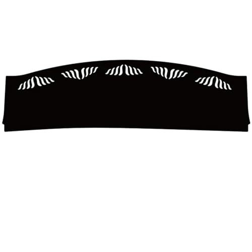 車用滑り止めマット スエード製カーインテリアダッシュボードカバーマット計器盤サンシェードパッド テスラの場合 モデル用 3/Y 2017-2022用(Black Red,Full coverage)