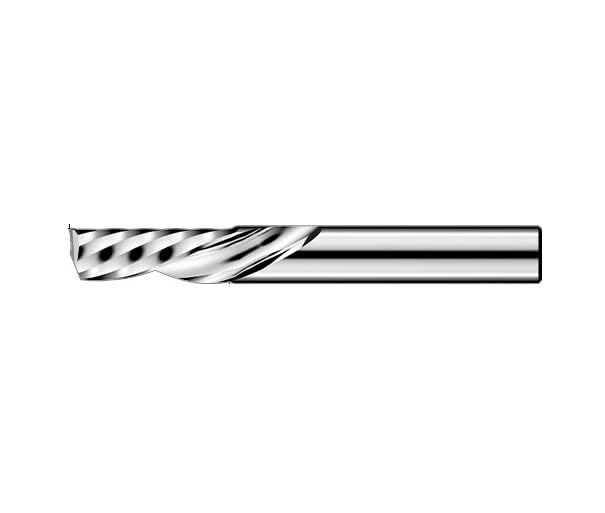 1 Stück 3,175/4/6 mm Linkshänder-Einzelflöten-Bit Hartmetall-Schaftfräser Down Cut CNC-Fräser(6mm)