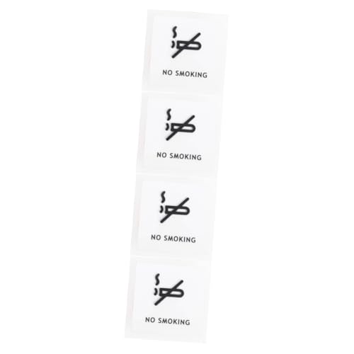 Panneau Interdiction de Fumer en Acrylique iplusmile pour Restaurant et Intérieur - 4 Pièces