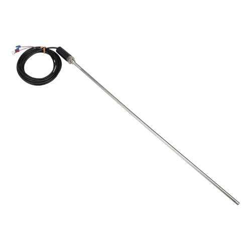 Sensor de temperatura PT100 con sonda de acero inoxidable de alta resistencia y cable de 3m