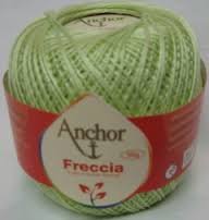 50g Anchor Freccia Häkelgarn - Farbe: 259 - maigrün - Stärke 12