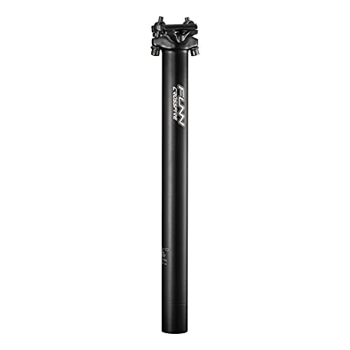 Funn Crossfire Tige de Selle de vélo Longueur 350 mm Diamètre 27,2 mm/30,9 mm/31,6 mm Alliage d'aluminium AL6061 forgé 3D Tête et Tige en Une pièce