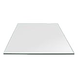 TroySys - 1/4' Thick Square Glass Table Top (22' x 22') | USA Premier Glass Maker | High Strength Tempered Glass with Flat Polish Eased Edge | Indoor or Outdoor Tables