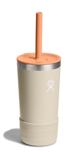 Hydro Flask Kids 12 Oz Tumbler with Lid and Straw for School - Insulated Stainless Steel in Coconut Cream - image 2