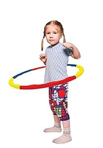 Hyper Detachable Hula Hoop for Kids & Adults, 8 Interlockable Pieces | Adjustable Size Fitness Ring for Boys, Girls, Women | Multicolor Exercise Hoop for Fun & Fitness (Pack of 1)