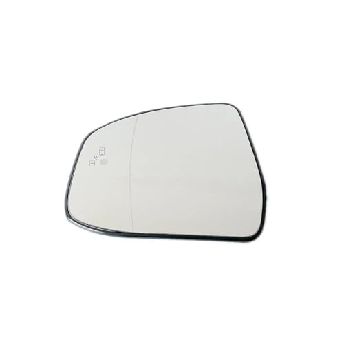 Para FORD Para FOCUS 2008-2014 Para MONDEO 2007-2015 Espejo De Cristal Calefactable Gran Angular Coche Con Luz Punto Ciego Vidrio espejo puerta lateral(Blind Spot L)