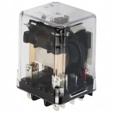 KUP-11A15-120, Power Relay 120VAC 10A DPDT(38.9x35.7x50) mm Socket (5 Items)