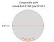 BFS Filters Pack mit 5 Ersatzfiltern für Außenluftauslässe Lunos ALD-R 160 Typ 9/FIB-2, Luftfilter, Abmessungen ø140 mm, Filter G2