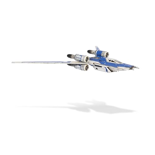 Star Wars Micro Galaxy Squadron SWJ0302 - Rebel U-Wing Starfighter, offizielles 20 cm Fahrzeug mit Figuren