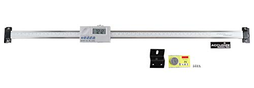 Accusize Industrial Tools 0-6''/0-150 mm by 0.0005''/0.01 mm Horizontal Digital Scale for DRO Readout, Abho-0006