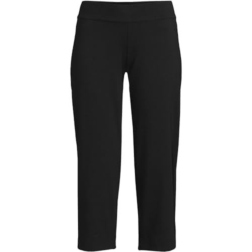 Lands' End Women's Starfish Mid Rise Pull-On Crop Pants3