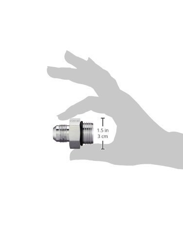 Image of Brennan Industries 6400-10-12-O Steel Straight Tube Fitting, 7 /8 inch-14 SAE x 1-1 /16 inch-12 SAE ORB Thread, 5 /8 inch Male JIC x 5 /8 inch Male O-Ring Boss