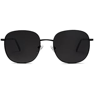 SOJOS Classic Trendy Square Sunglasses for Women Men Cute Big Frame Gold Shades SJ1137